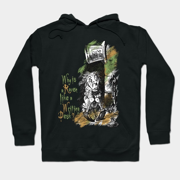 The Mad Hatter - Alice In Wonderland Hoodie by The Blue Box